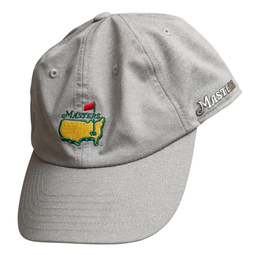 Masters Golf Hat American Needle Heather Gray Adjustable Tech Cap Preppy Prop